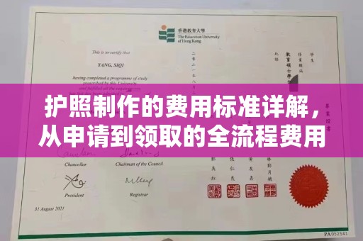 郧阳护照制作的费用标准详解，从申请到领取的全流程费用指南
