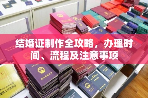 郧阳结婚证制作全攻略，办理时间、流程及注意事项