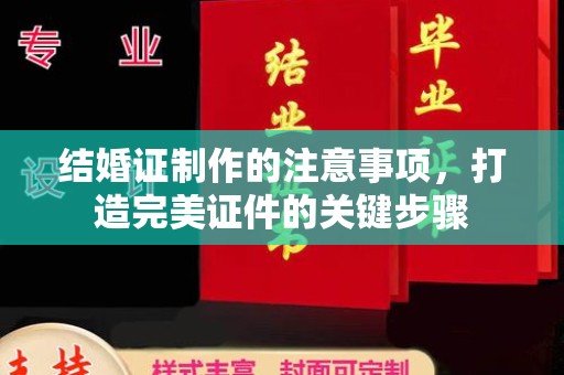 郧阳结婚证制作的注意事项，打造完美证件的关键步骤
