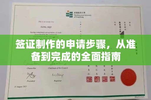 郧阳签证制作的申请步骤，从准备到完成的全面指南
