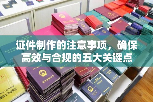 郧阳证件制作的注意事项，确保高效与合规的五大关键点