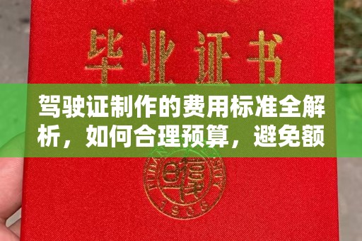 郧阳驾驶证制作的费用标准全解析，如何合理预算，避免额外支出